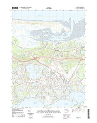 Hyannis, Massachusetts 2015 () USGS Old Topo Map Reprint 7x7 MA Quad