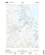Ipswich, Massachusetts 2018 () USGS Old Topo Map Reprint 7x7 MA Quad
