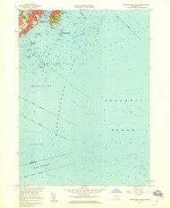 Marblehead South, Massachusetts 1956 (1959) USGS Old Topo Map Reprint 7x7 MA Quad 350269