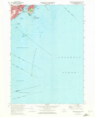 Marblehead South, Massachusetts 1970 (1972) USGS Old Topo Map Reprint 7x7 MA Quad 350271