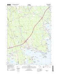 Marion, Massachusetts 2015 () USGS Old Topo Map Reprint 7x7 MA Quad