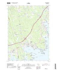 Marion, Massachusetts 2018 () USGS Old Topo Map Reprint 7x7 MA Quad