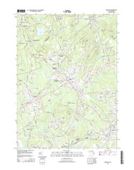 Medfield, Massachusetts 2015 () USGS Old Topo Map Reprint 7x7 MA Quad