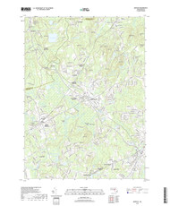 Medfield, Massachusetts 2018 () USGS Old Topo Map Reprint 7x7 MA Quad