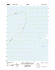 Monomoy Point OE W, Massachusetts 2012 () USGS Old Topo Map Reprint 7x7 MA Quad