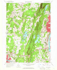 Mount Tom, Massachusetts 1958 (1966) USGS Old Topo Map Reprint 7x7 MA Quad 350313