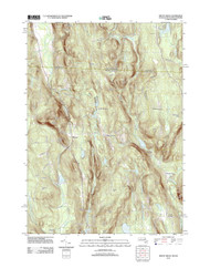 Mount Grace, Massachusetts 2012 () USGS Old Topo Map Reprint 7x7 MA Quad