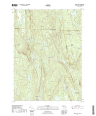 Mount Grace, Massachusetts 2018 () USGS Old Topo Map Reprint 7x7 MA Quad