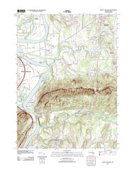 Mount Holyoke, Massachusetts 2012 () USGS Old Topo Map Reprint 7x7 MA Quad