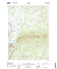 Mount Holyoke, Massachusetts 2018 () USGS Old Topo Map Reprint 7x7 MA Quad