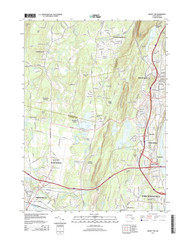 Mount Tom, Massachusetts 2015 () USGS Old Topo Map Reprint 7x7 MA Quad