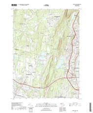 Mount Tom, Massachusetts 2018 () USGS Old Topo Map Reprint 7x7 MA Quad