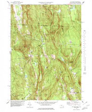 Mt Grace, Massachusetts 1977 (1979) USGS Old Topo Map Reprint 7x7 MA Quad 350319