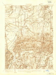 Mt Holyoke, Massachusetts 1935 () USGS Old Topo Map Reprint 7x7 MA Quad 350320