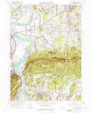 Mt Holyoke, Massachusetts 1964 (1976) USGS Old Topo Map Reprint 7x7 MA Quad 350324