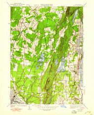 Mt Tom, Massachusetts 1938 (1948) USGS Old Topo Map Reprint 7x7 MA Quad 350328
