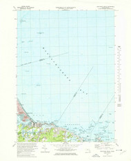 Nantasket Beach, Massachusetts 1974 (1978) USGS Old Topo Map Reprint 7x7 MA Quad 350334