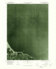Nantasket Beach, Massachusetts 1977 (1980) USGS Old Topo Map Reprint 7x7 MA Quad 350335