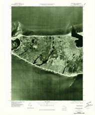 Nantucket, Massachusetts 1977 (1981) USGS Old Topo Map Reprint 7x7 MA Quad 350343