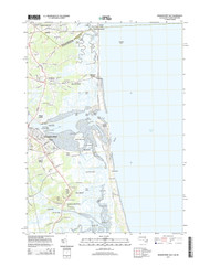 Newburyport East, Massachusetts 2015 () USGS Old Topo Map Reprint 7x7 MA Quad