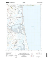 Newburyport East, Massachusetts 2018 () USGS Old Topo Map Reprint 7x7 MA Quad