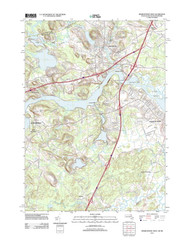 Newburyport West, Massachusetts 2012 () USGS Old Topo Map Reprint 7x7 MA Quad