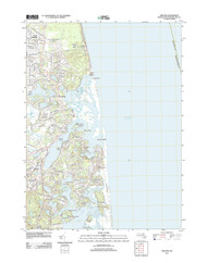 Orleans, Massachusetts 2012 () USGS Old Topo Map Reprint 7x7 MA Quad