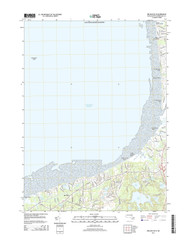 Orleans OE W, Massachusetts 2015 () USGS Old Topo Map Reprint 7x7 MA Quad