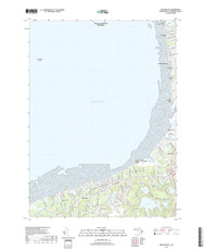Orleans OE W, Massachusetts 2018 () USGS Old Topo Map Reprint 7x7 MA Quad