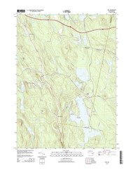 Otis, Massachusetts 2015 () USGS Old Topo Map Reprint 7x7 MA Quad
