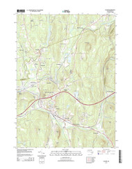 Palmer, Massachusetts 2015 () USGS Old Topo Map Reprint 7x7 MA Quad