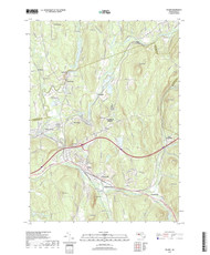 Palmer, Massachusetts 2018 () USGS Old Topo Map Reprint 7x7 MA Quad