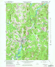 Pepperell, Massachusetts 1965 (1979) USGS Old Topo Map Reprint 7x7 MA Quad 350447