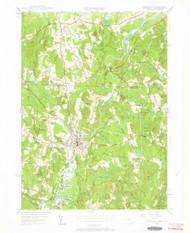 Pepperell, Massachusetts 1950 (1963) USGS Old Topo Map Reprint 7x7 MA Quad 463014