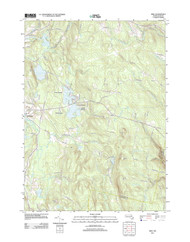 Peru, Massachusetts 2012 () USGS Old Topo Map Reprint 7x7 MA Quad