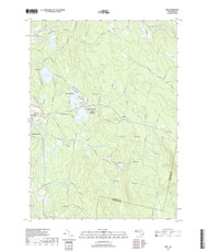Peru, Massachusetts 2018 () USGS Old Topo Map Reprint 7x7 MA Quad