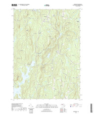 Petersham, Massachusetts 2018 () USGS Old Topo Map Reprint 7x7 MA Quad