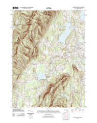 Pittsfield West, Massachusetts 2012 () USGS Old Topo Map Reprint 7x7 MA Quad