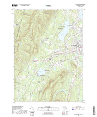 Pittsfield West, Massachusetts 2018 () USGS Old Topo Map Reprint 7x7 MA Quad