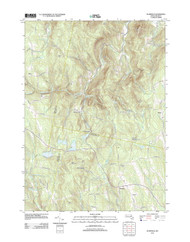 Plainfield, Massachusetts 2012 () USGS Old Topo Map Reprint 7x7 MA Quad