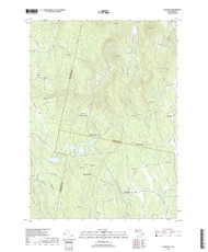 Plainfield, Massachusetts 2018 () USGS Old Topo Map Reprint 7x7 MA Quad
