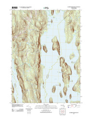 Quabbin Reservoir, Massachusetts 2012 () USGS Old Topo Map Reprint 7x7 MA Quad