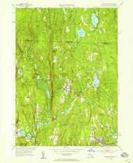 Royalston, Massachusetts 1954 (1958) USGS Old Topo Map Reprint 7x7 MA Quad 350516