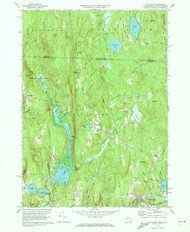 Royalston, Massachusetts 1971 (1973) USGS Old Topo Map Reprint 7x7 MA Quad 350519