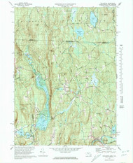 Royalston, Massachusetts 1971 (1981) USGS Old Topo Map Reprint 7x7 MA Quad 350520