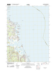 Scituate, Massachusetts 2012 () USGS Old Topo Map Reprint 7x7 MA Quad