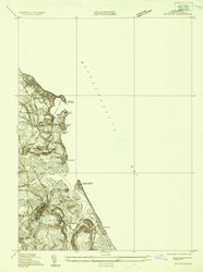 Scituate, Massachusetts 1935 () USGS Old Topo Map Reprint 7x7 MA Quad 350536
