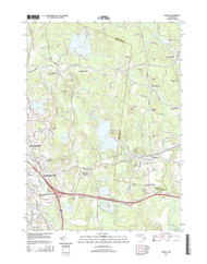 Shirley, Massachusetts 2015 () USGS Old Topo Map Reprint 7x7 MA Quad