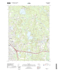 Shirley, Massachusetts 2018 () USGS Old Topo Map Reprint 7x7 MA Quad