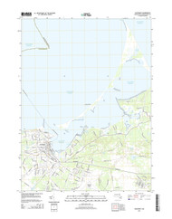 Siasconset, Massachusetts 2015 () USGS Old Topo Map Reprint 7x7 MA Quad
